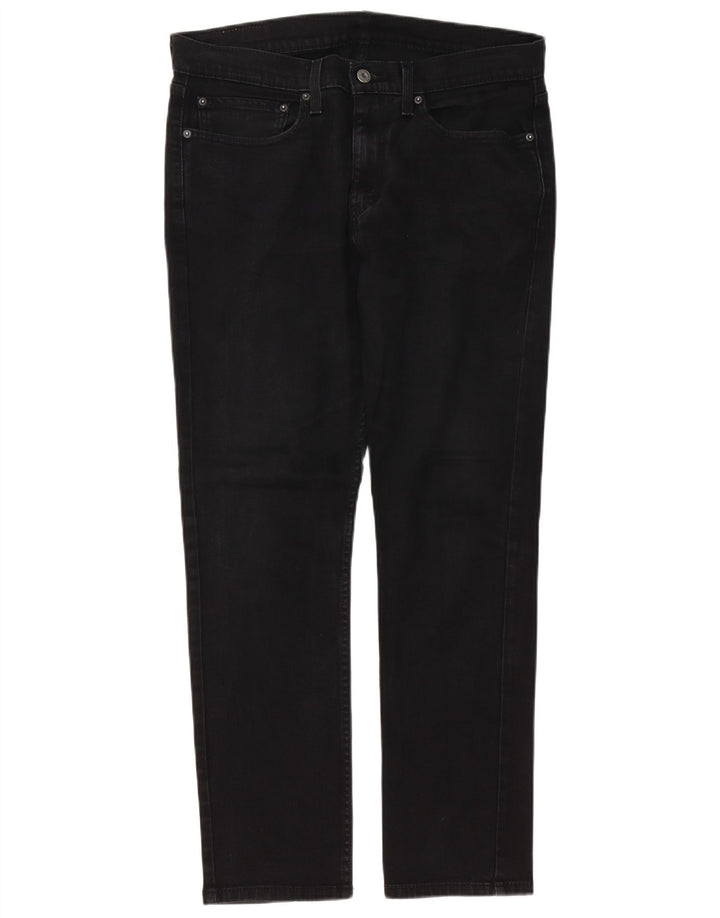 Jeans slim da uomo Levi's W34 L32 cotone nero