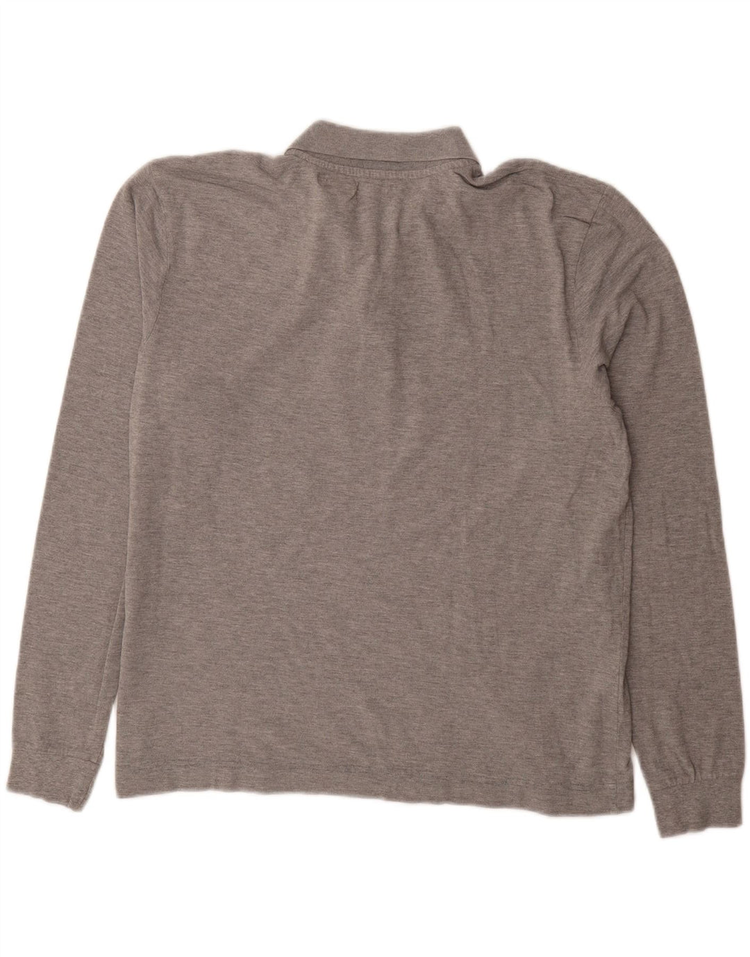 KAPPA Mens Long Sleeve Polo Shirt 2XL Grey Vintage Kappa and Second-Hand Kappa from Messina Hembry 