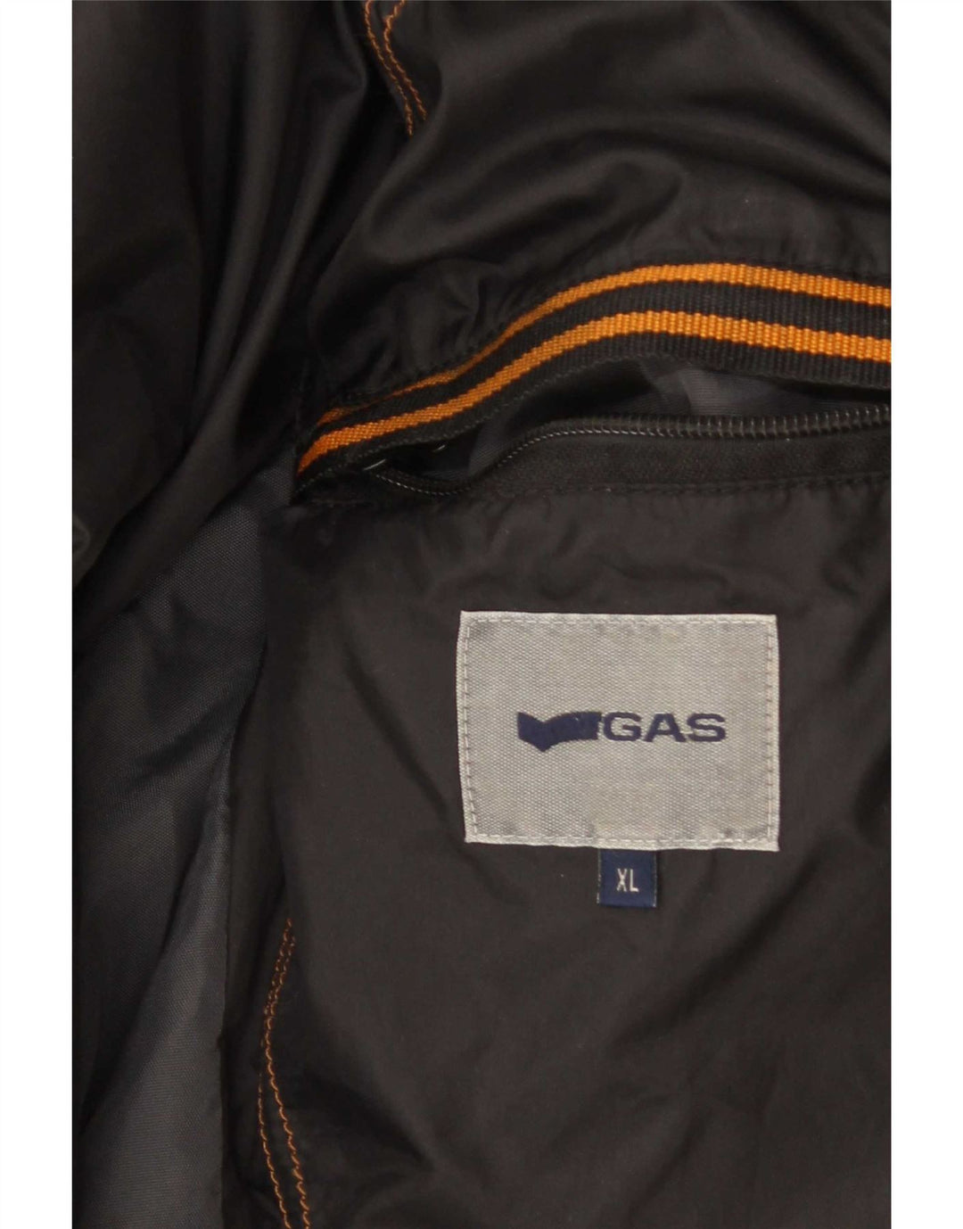 Giacca imbottita bomber con cappuccio da uomo Gas UK 42 XL Grigia