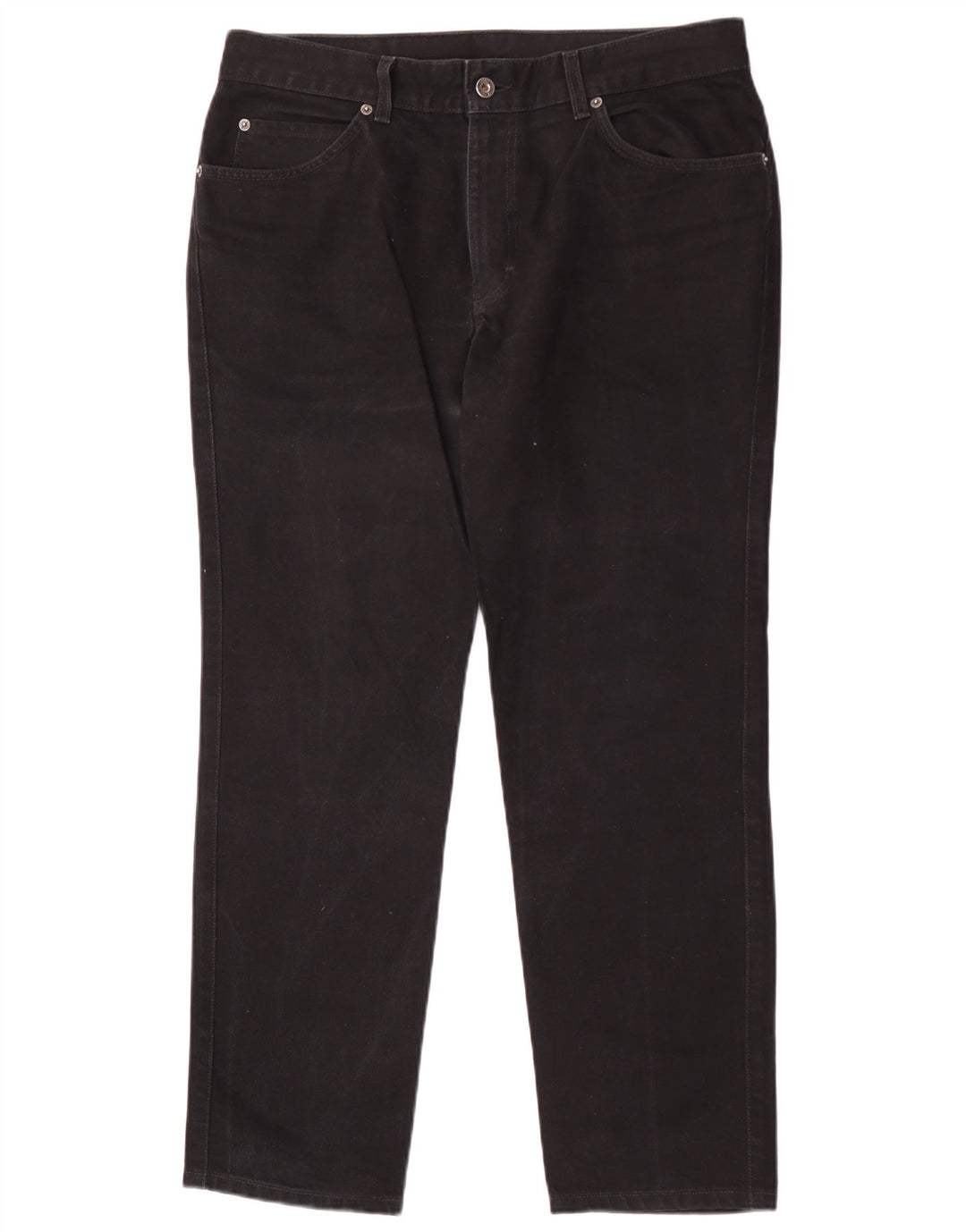 Jeans dritti da uomo Mustang W36 L30 cotone nero