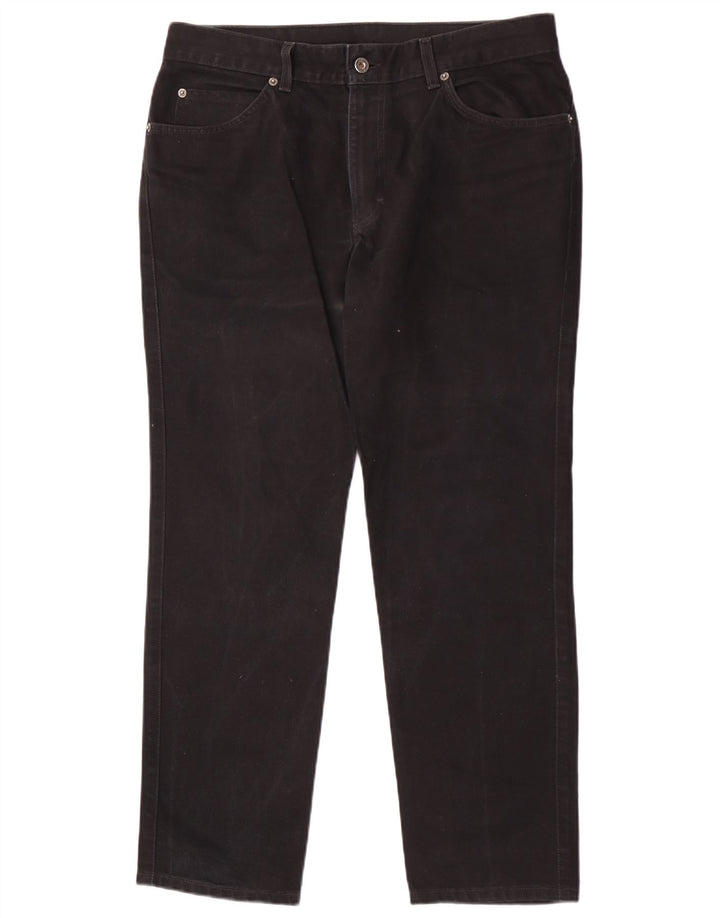 Jeans dritti da uomo Mustang W36 L30 cotone nero