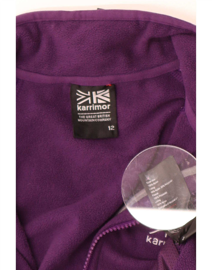 Giacca in pile da donna Karrimor UK 12 nylon viola medio
