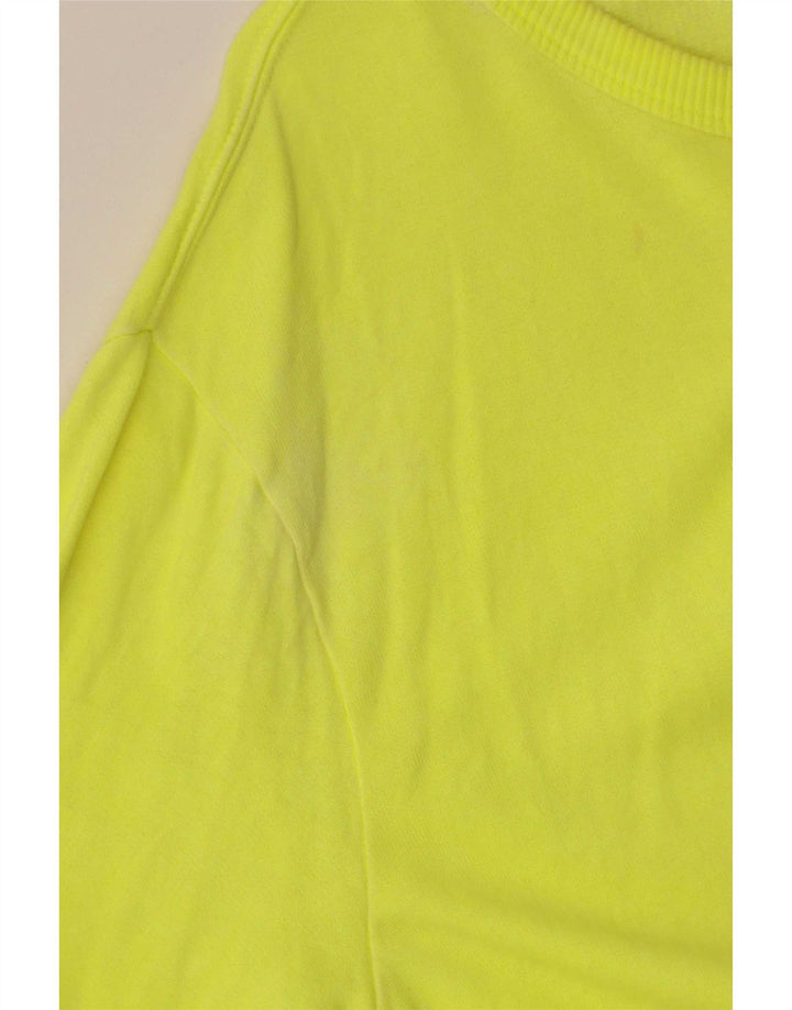 Felpa grafica Converse da uomo Chuck Taylor, in cotone giallo medio