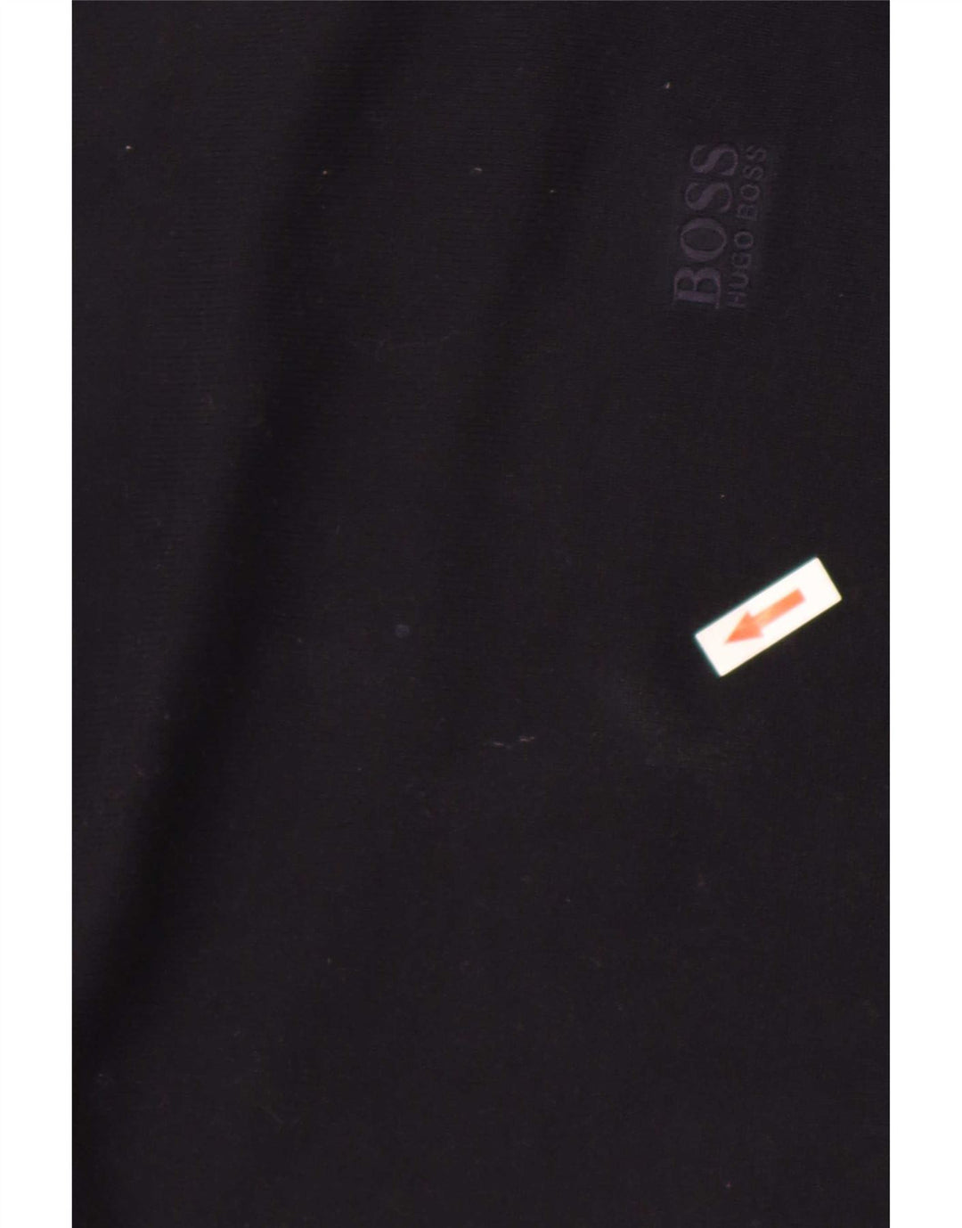 Maglione maglione girocollo da uomo vestibilità regolare Hugo Boss in cotone nero medio