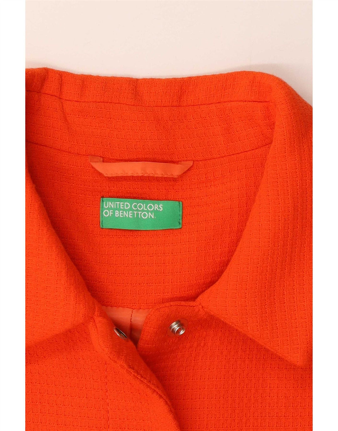 Soprabito da donna con maniche a 3/4 Benetton UK 8 Small Rosso