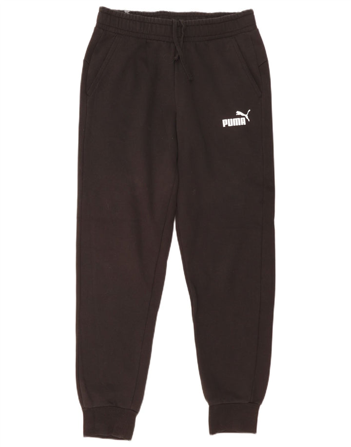 Pantaloni da tuta da uomo Puma Joggers Medium Black Cotton