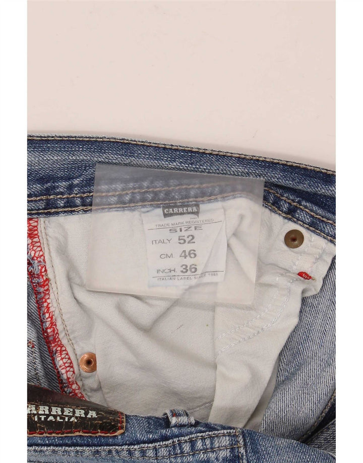 Jeans dritti da uomo Carrera W36 L30 cotone blu