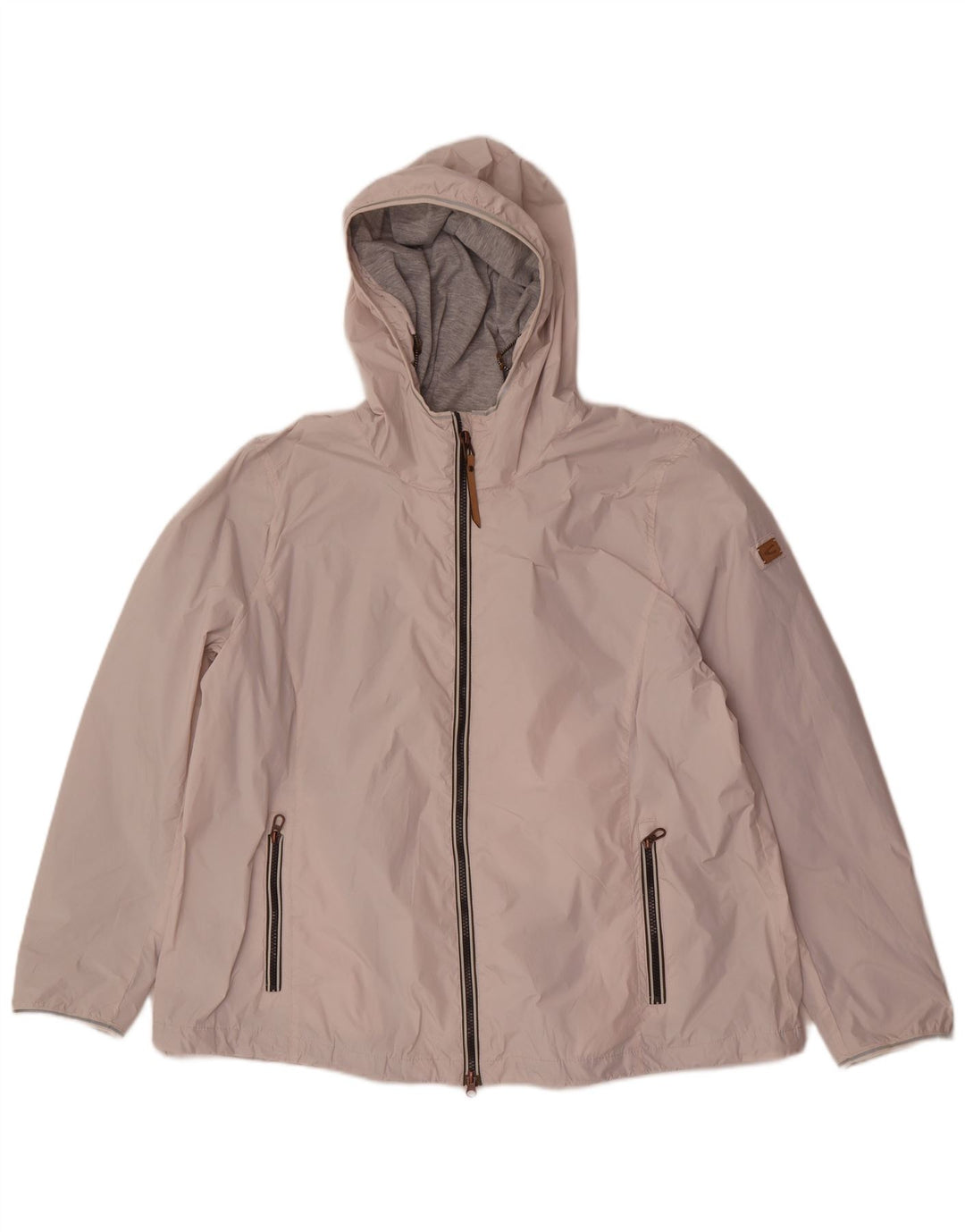 Giacca a vento con cappuccio da uomo Camel Active EU 48 Poliestere beige medio