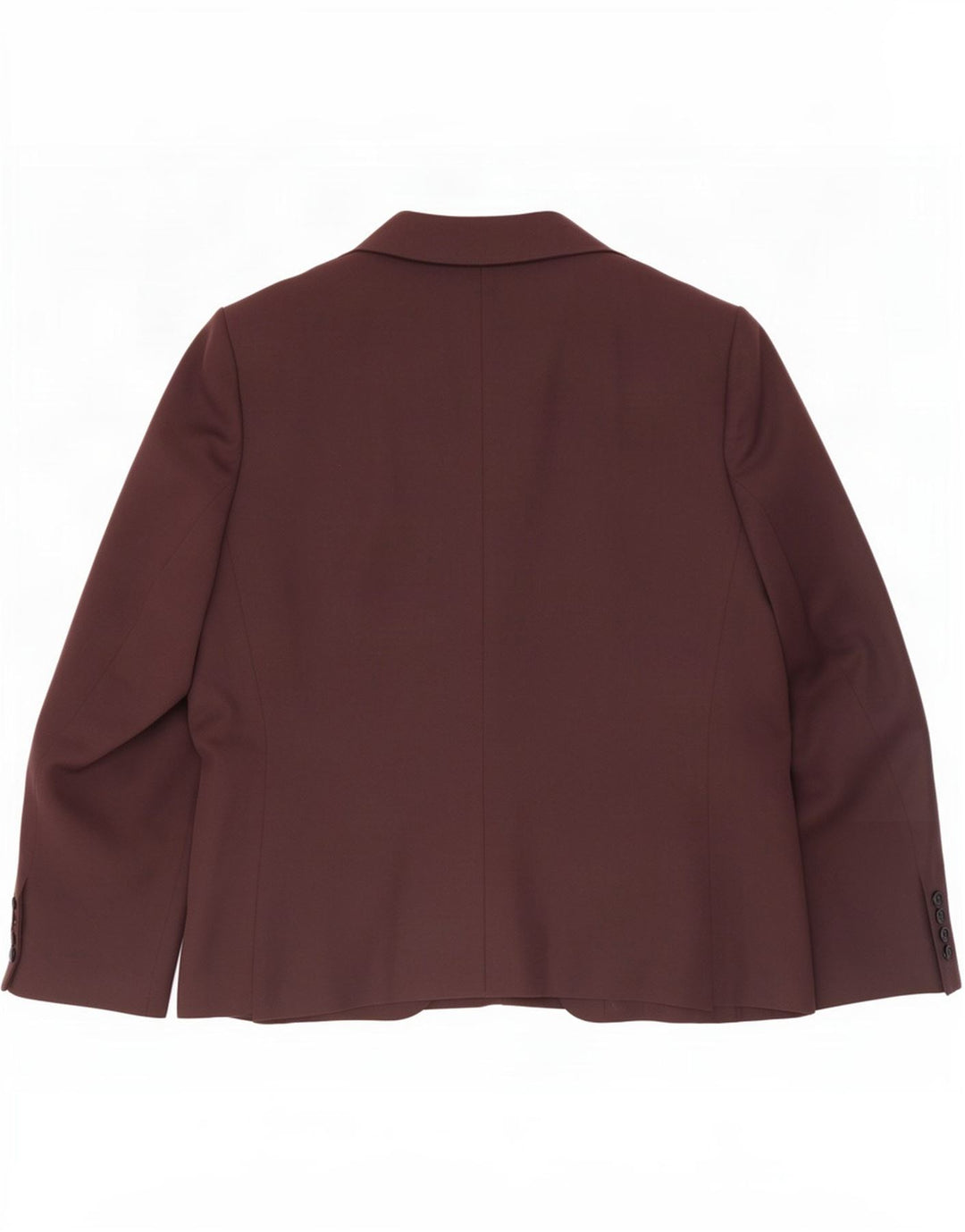 Giacca blazer a 2 bottoni Marks & Spencer da donna UK 16 grande poliestere marrone