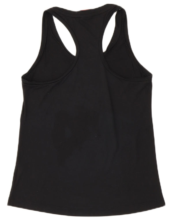 Canotta grafica Nike da donna UK 10 piccola in poliestere nero