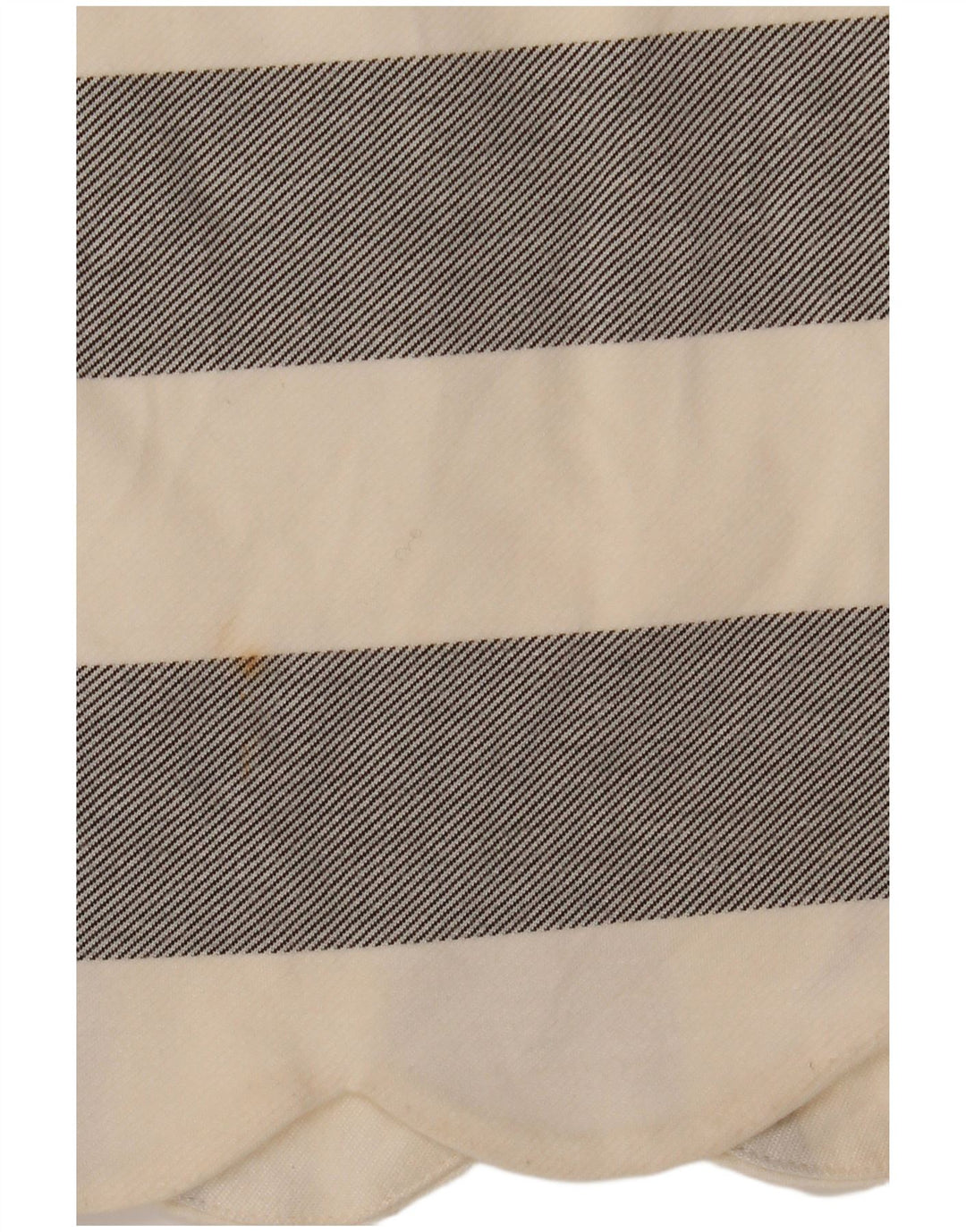 Topshop Minigonna da donna UK 10 Small W28 Viscosa a righe bianco sporco