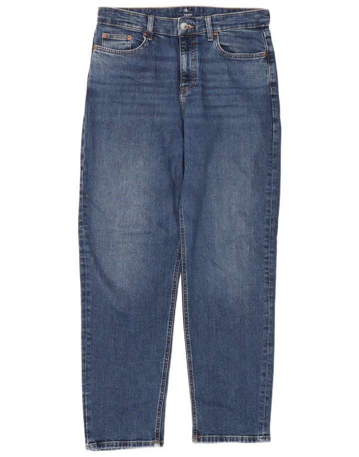 Jeans Marks & Spencer da donna a vita alta regolare UK 12 medio W30 L29 blu