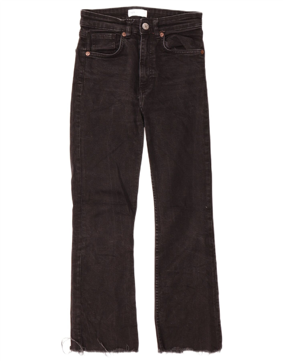 Jeans Bootcut da donna Zara EU 36 XS W26 L25 Nero