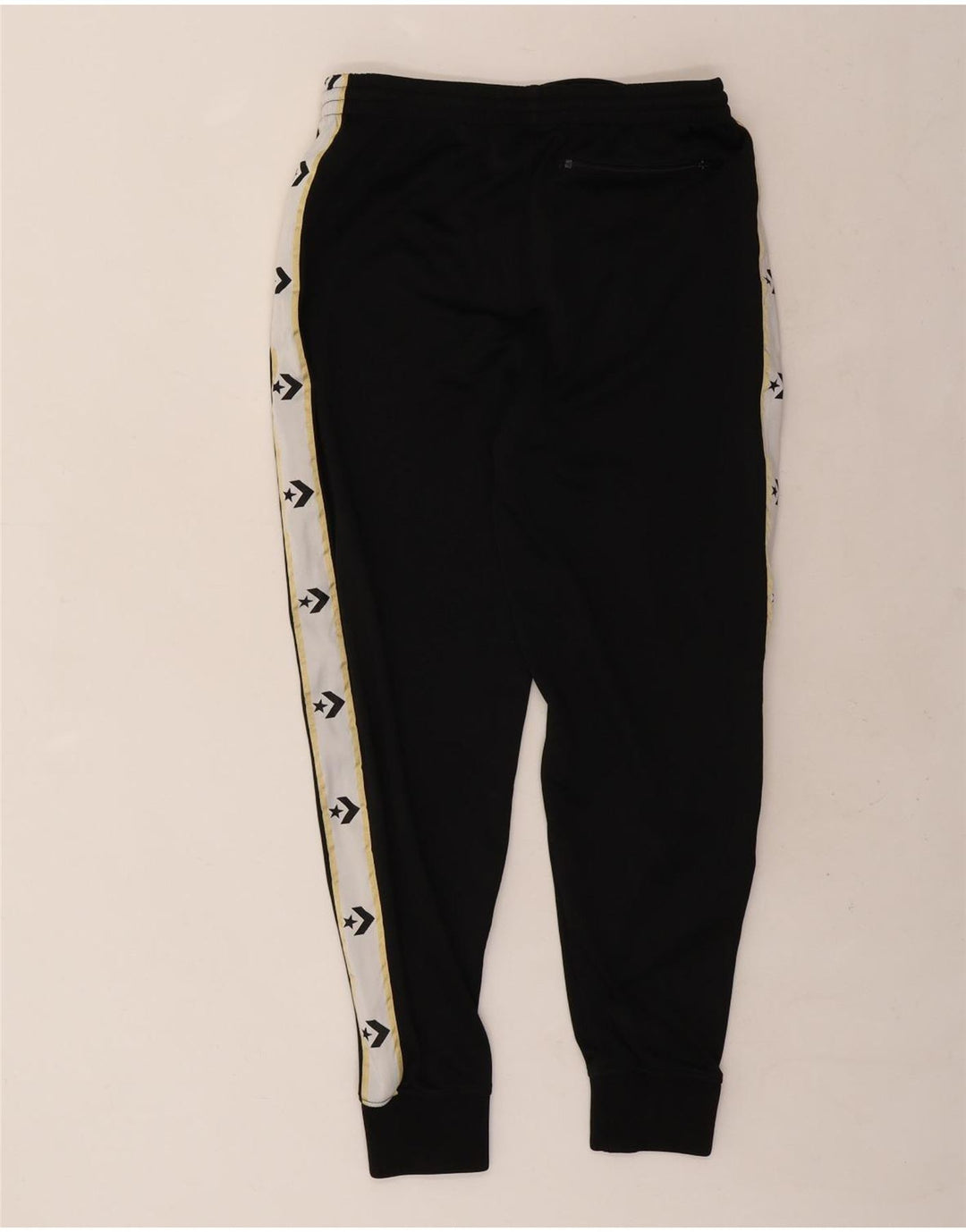 Converse Pantaloni da tuta grafica da uomo Joggers medio cotone nero