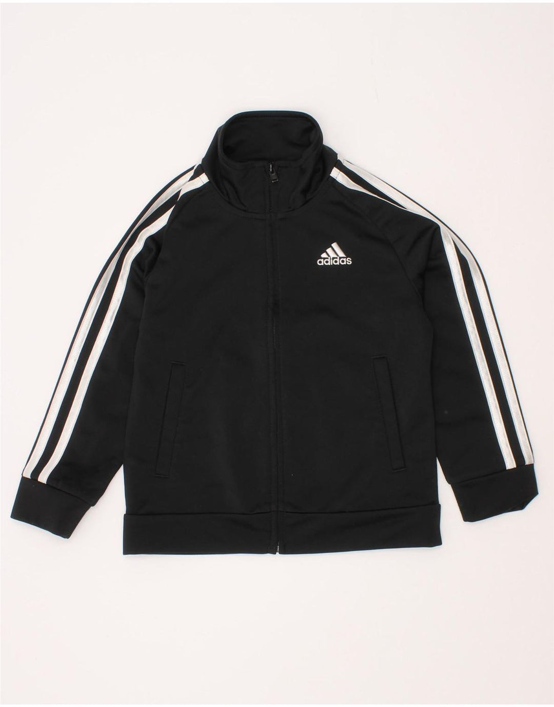 Giacca Top della tuta da ragazzo Adidas 2-3 anni in poliestere nero