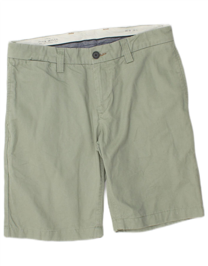 Pantaloncini chino da uomo Jack Wills W30 cotone verde medio