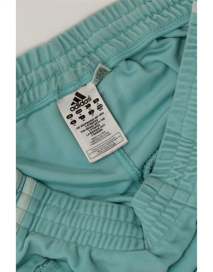 Pantaloni da tuta da donna Adidas Joggers UK 14 Medium Turchese Poliestere