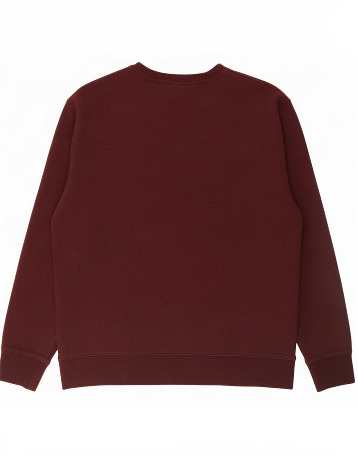 Felpa da uomo Marks & Spencer maglione XL cotone bordeaux
