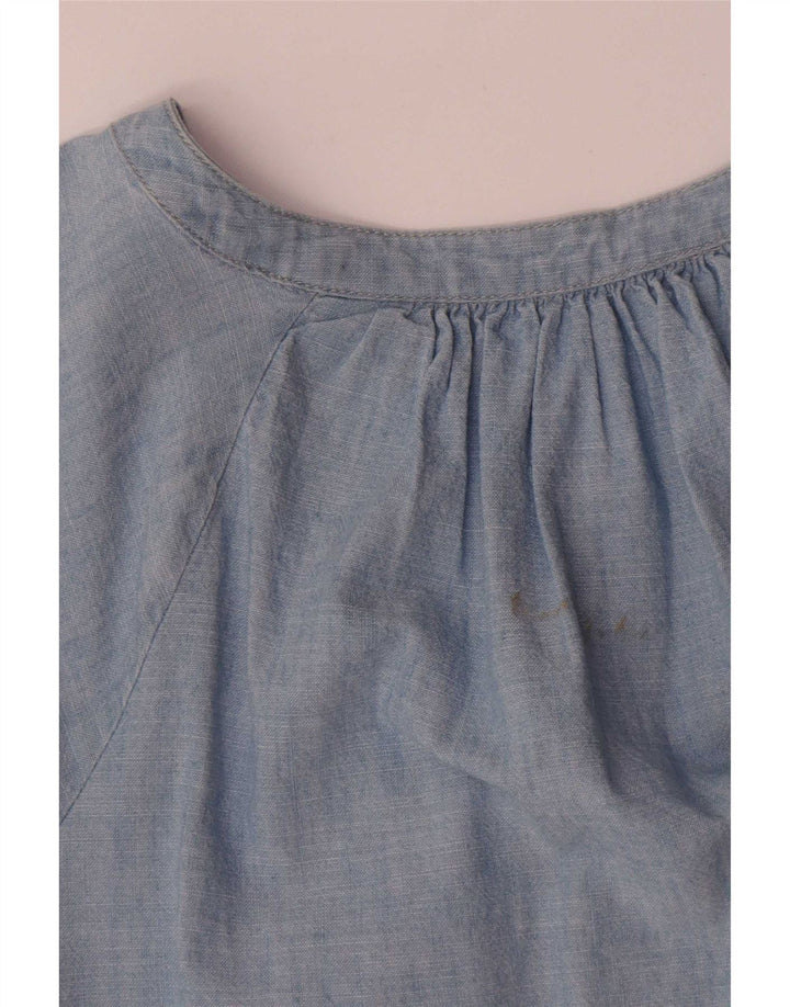 Camicetta camicia oversize da donna Levi's UK 16 grande cotone blu