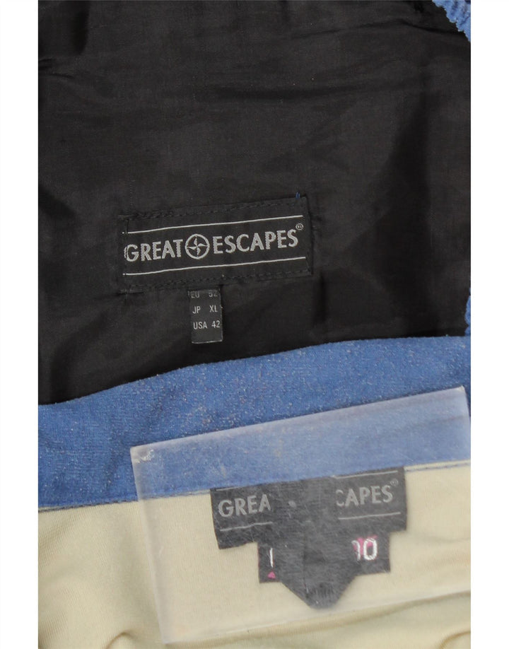 Tuta intera da uomo in velluto Great Escapes EU 52 Large Blue Colourblock