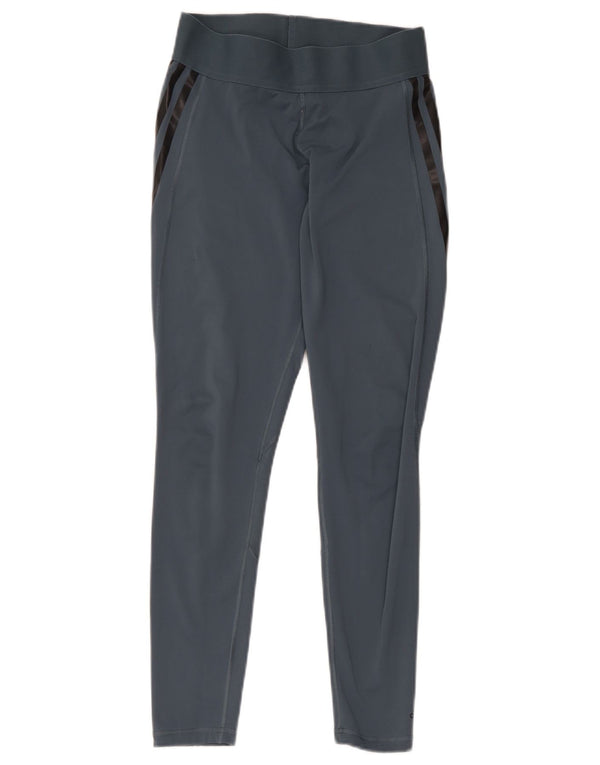 Leggings Adidas Aeroready da donna UK 8/10 Piccolo Grigio