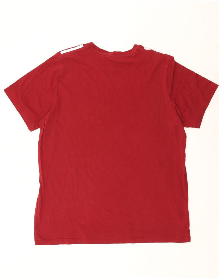 T-shirt da uomo Adidas Top XL rossa in cotone