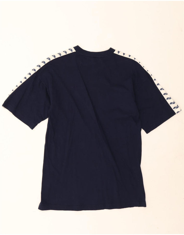 T-shirt grafica da uomo Arena Top Small blu navy color block