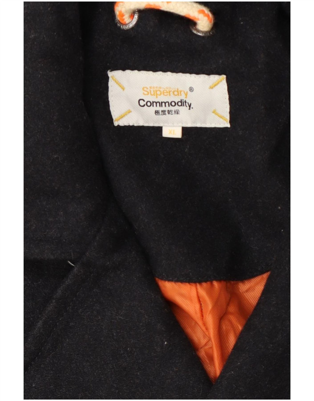 Cappotto da marinaio da uomo Superdry UK 42 XL grigio
