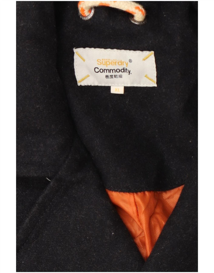 Cappotto da marinaio da uomo Superdry UK 42 XL grigio