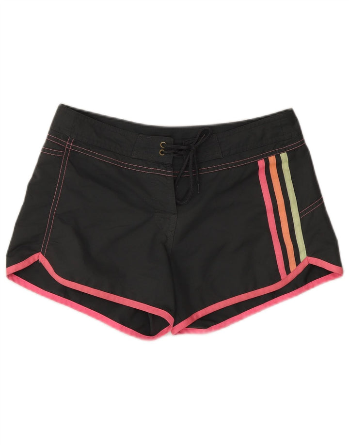 Pantaloncini da bagno da donna Adidas UK 8 Small poliestere nero