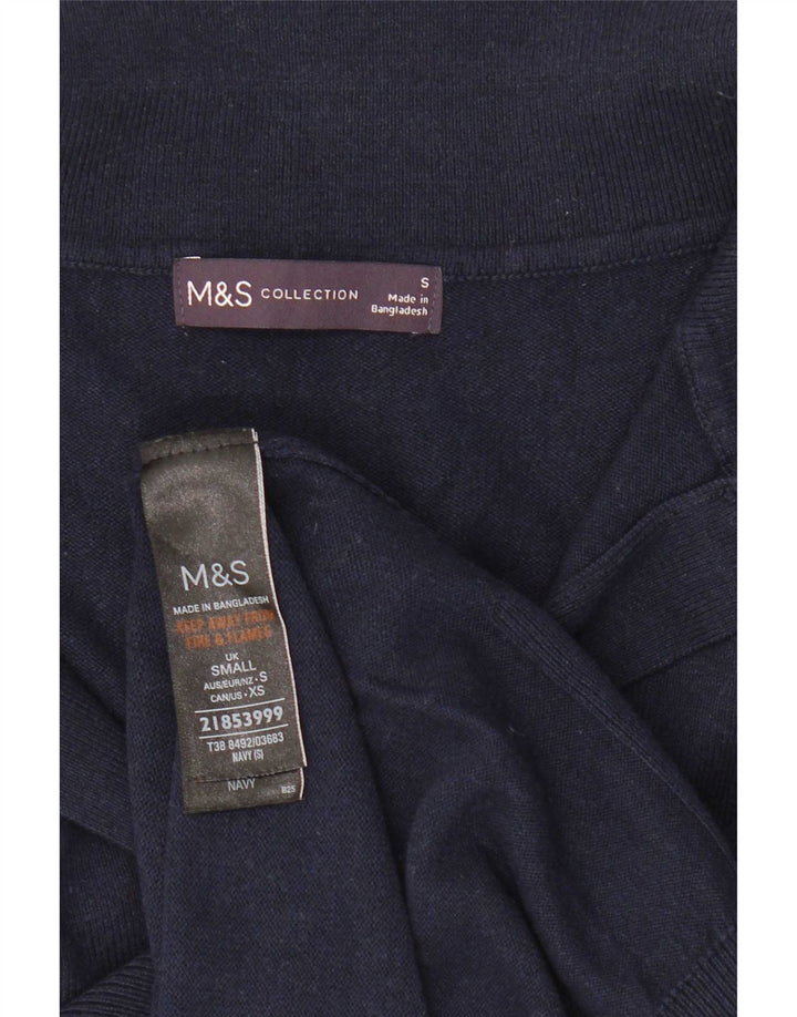 Canotta da donna Marks & Spencer UK 10 piccola in poliestere blu navy