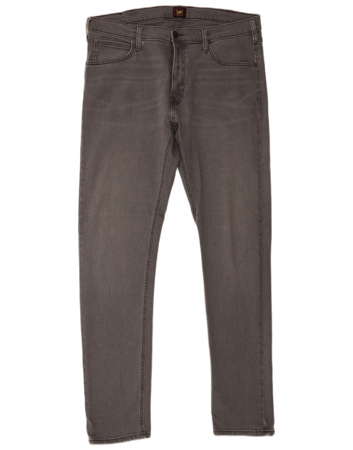 Jeans Lee Luke Slim da uomo W36 L34 cotone grigio
