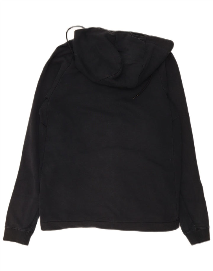 Felpa con cappuccio e zip Nike da uomo di colore nero medio