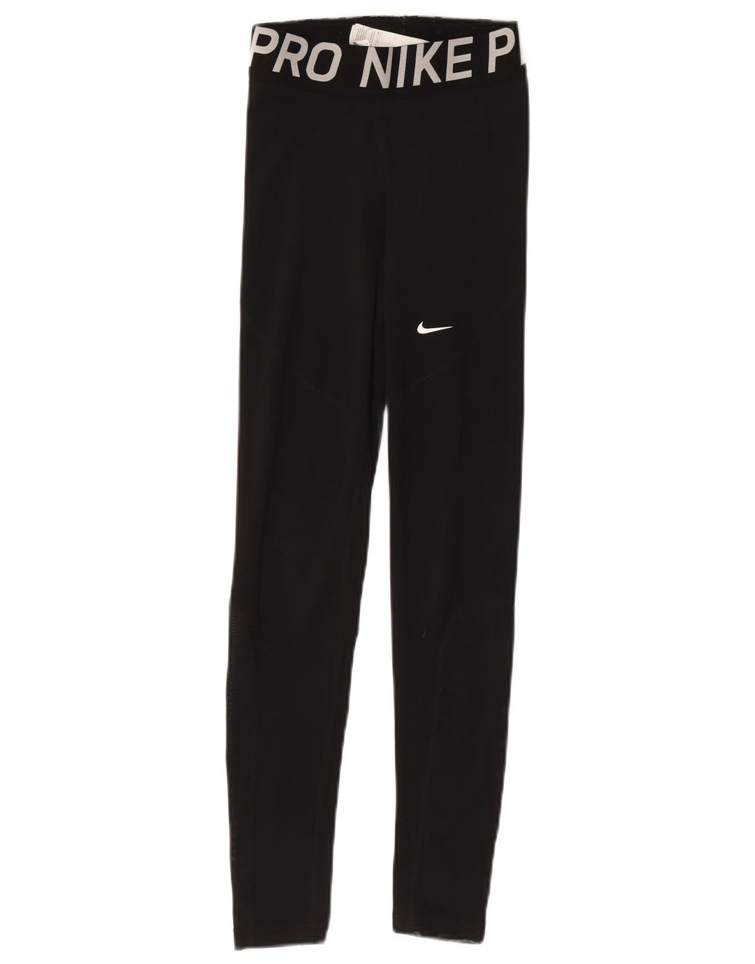 Leggings grafici Nike Dri Fit da donna UK 4 XS poliestere nero