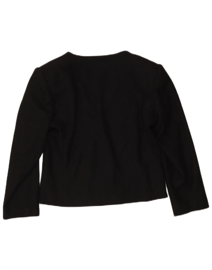 Giacca blazer vintage da donna a 1 bottone IT 42 media nera