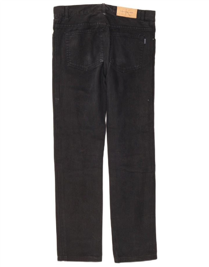 Jeans dritti da uomo Calvin Klein W32 L30 neri