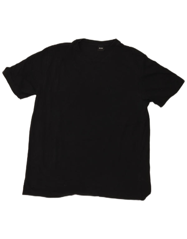 T-shirt da uomo Hugo Boss Top 2XL cotone nero