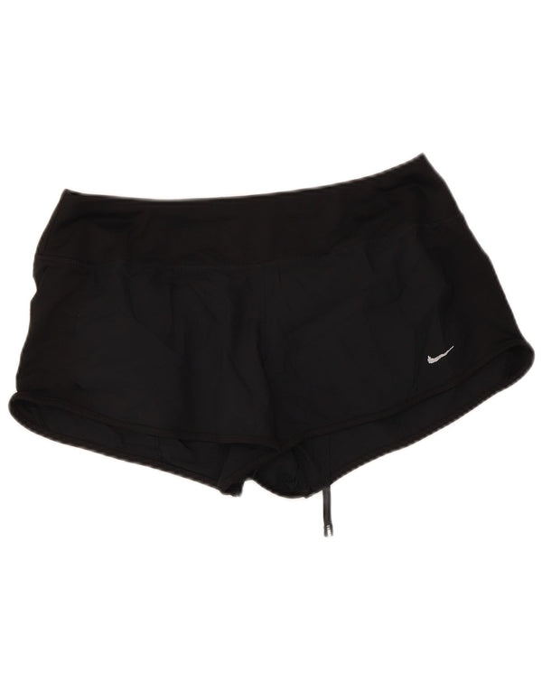 Pantaloncini sportivi NIKE Dri Fit da donna UK 14 medio neri