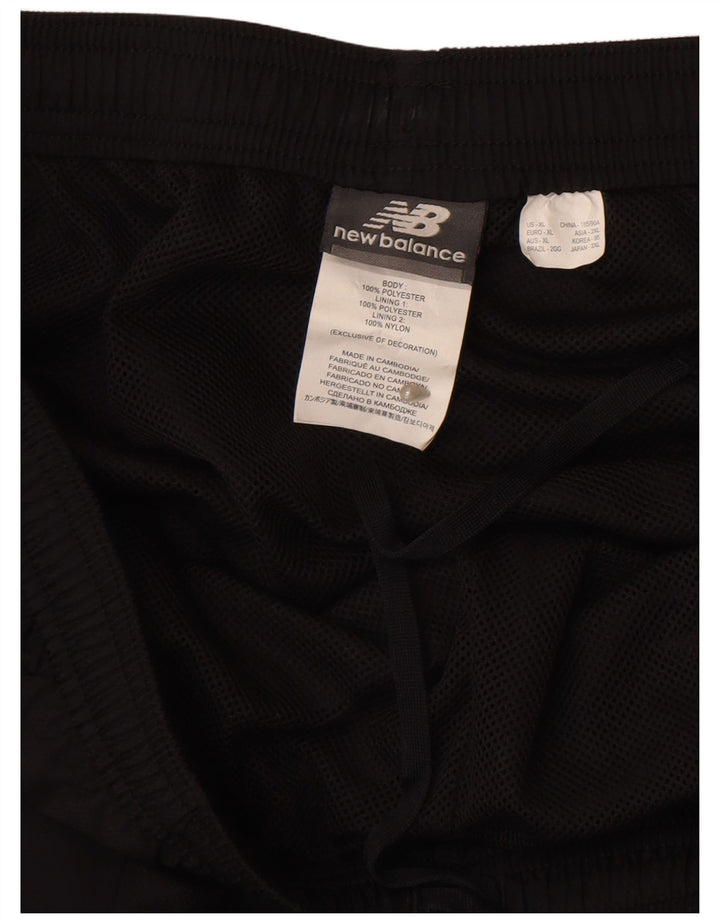Pantaloni da tuta con grafica da uomo NEW BALANCE XL poliestere nero
