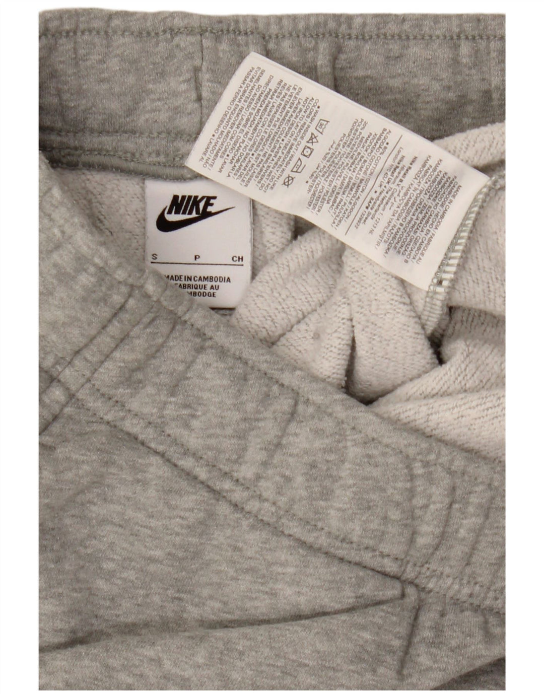 Pantaloni da tuta da uomo Nike Joggers piccoli in cotone chiazzato grigio