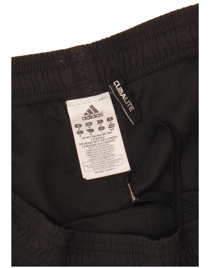 Pantaloncini sportivi Adidas Climalite da uomo medio poliestere nero