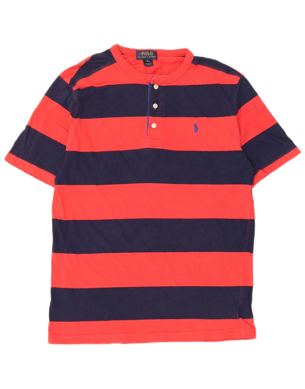 Polo Ralph Lauren T-shirt da ragazzo Top 15-16 anni XL Cotone a righe blu navy