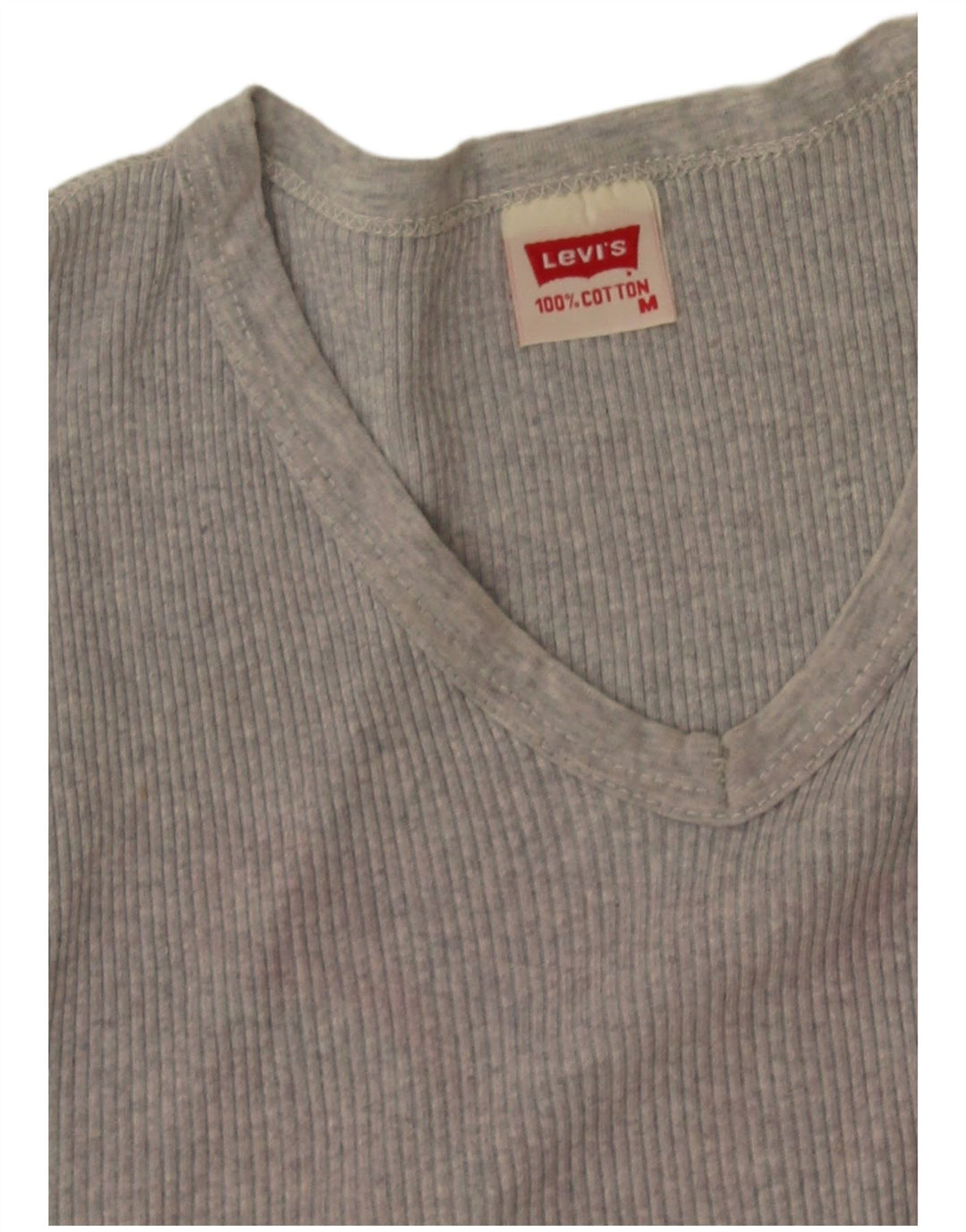 T-shirt da donna Levi's Top UK 12 cotone grigio medio
