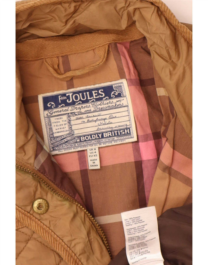 Giacca trapuntata da donna Joules UK 8 Small Beige in poliammide
