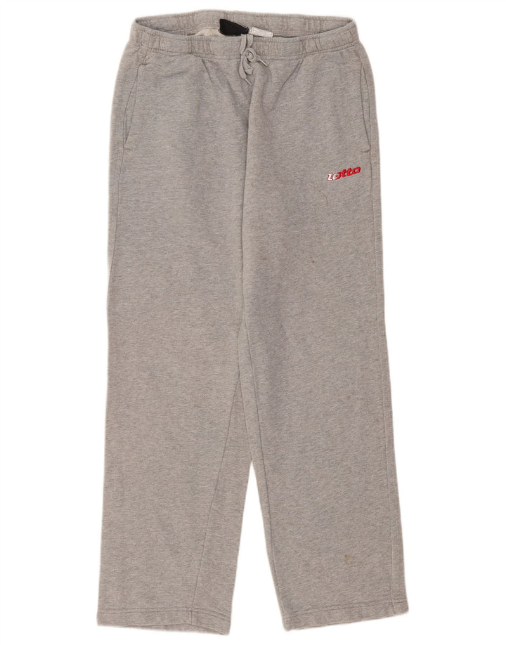 Pantaloni da tuta da uomo Lotto in cotone mélange grigio medio