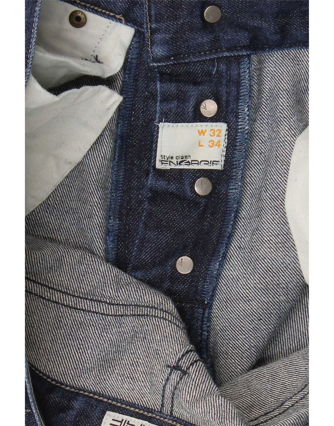 Jeans slim da uomo Energie W32 L34 Blu navy