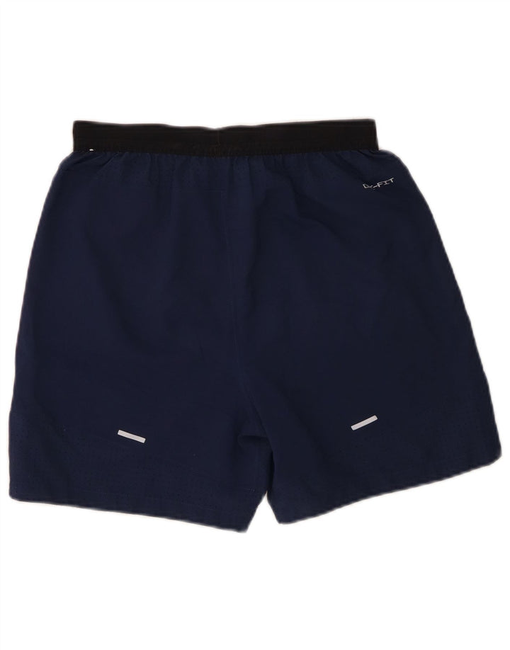 Pantaloncini sportivi Nike da ragazzo Dri Fit 13-14 anni in poliestere blu navy