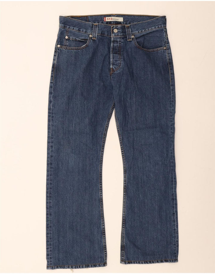 Jeans Levi's Uomo 512 Bootcut W34 L32 Cotone Blu