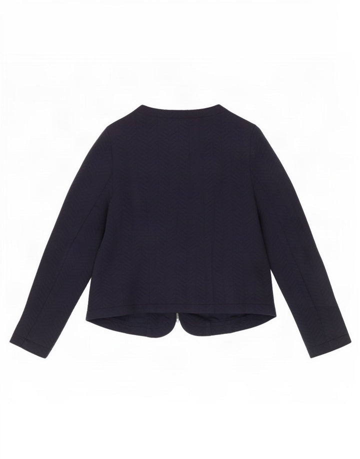 Giacca blazer da donna Marks & Spencer UK 14 poliestere blu navy medio