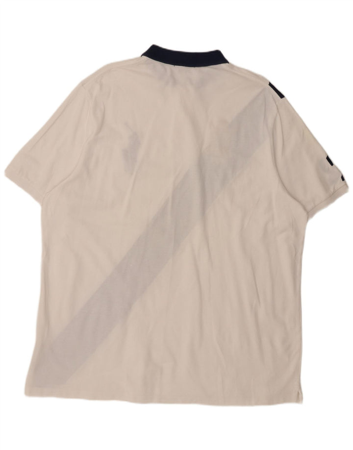 POLO RALPH LAUREN Polo da rugby grafica da uomo XL White Colourblock